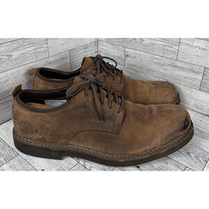 Mens Timberland Squall Canyon Brown Leather Casual Comfort Oxfords Shoes Size 12